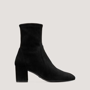 Stuart Weitzman Yuliana 60 Stretch Suede Sock Ankle Boot